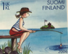 Virpin postimerkki vuodelta 2006, jota mukaillen kuvat tehdään.